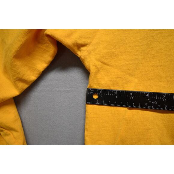 2006 Marine Corps Marathon Long Sleeve Shirt L USMC Competitor Yellow Vintage - Picture 5 of 10